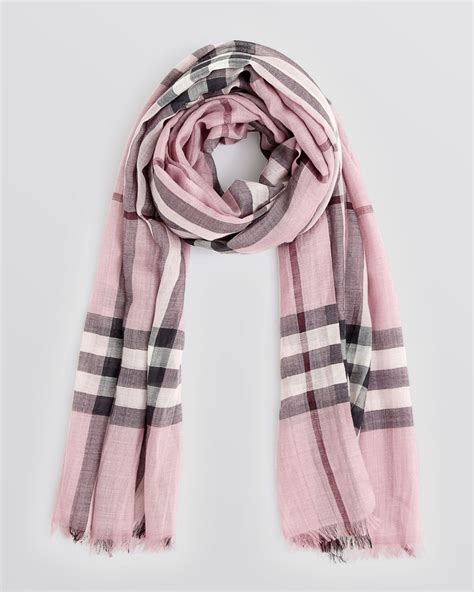 pink burberry check bandana scarf|burberry scarf 2024.